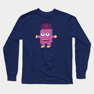 Box people - fiolet Long Sleeve T-Shirt